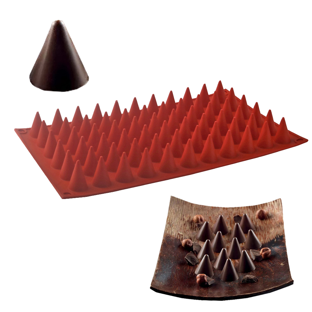 Kitchen Baking Molds - 66 Hücreli Koni Çikolata Pişirme Kalıp