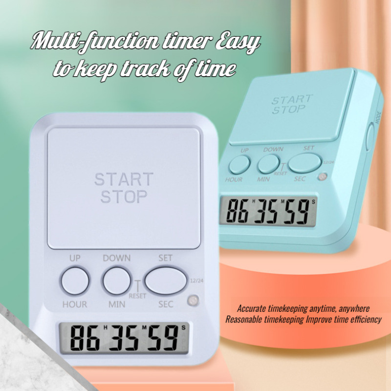Baking Kitchen Hourly - Öğrenci Görsel Pişirme Zamanlayıcısı Dijital Ekran