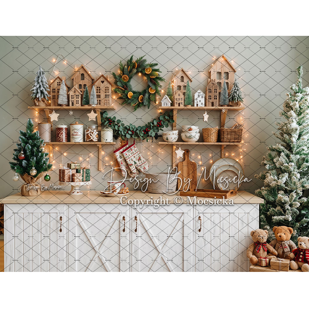 Baking Kitchen For Kids - Mocsicka Noel Zencefilli Kurabiye Mutfak Fonu