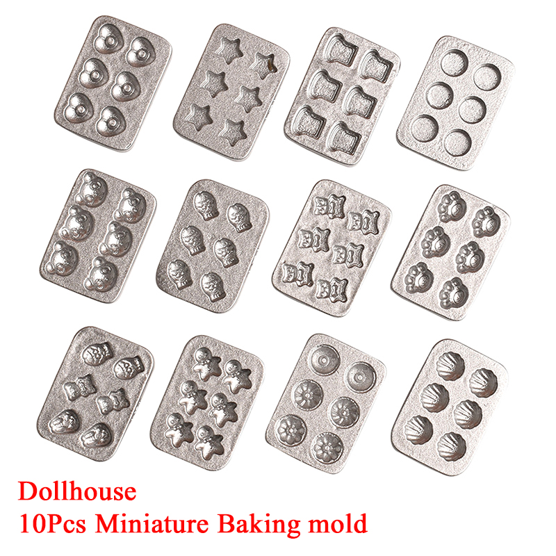 Kitchen Baking Molds - 10 adet Bebek Evi Minyatür Mini