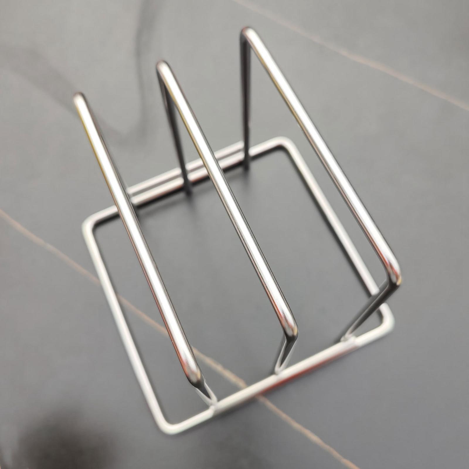 Kitchen Baking Sheet Organizer - Paslanmaz Çelik İki Bölmeli Kesme Tahtası