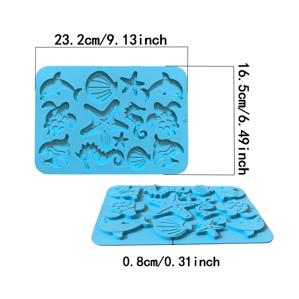 1 adet deniz canlısı şekilli ç - Kitchen Baking Molds incelemesi ve fiyatı