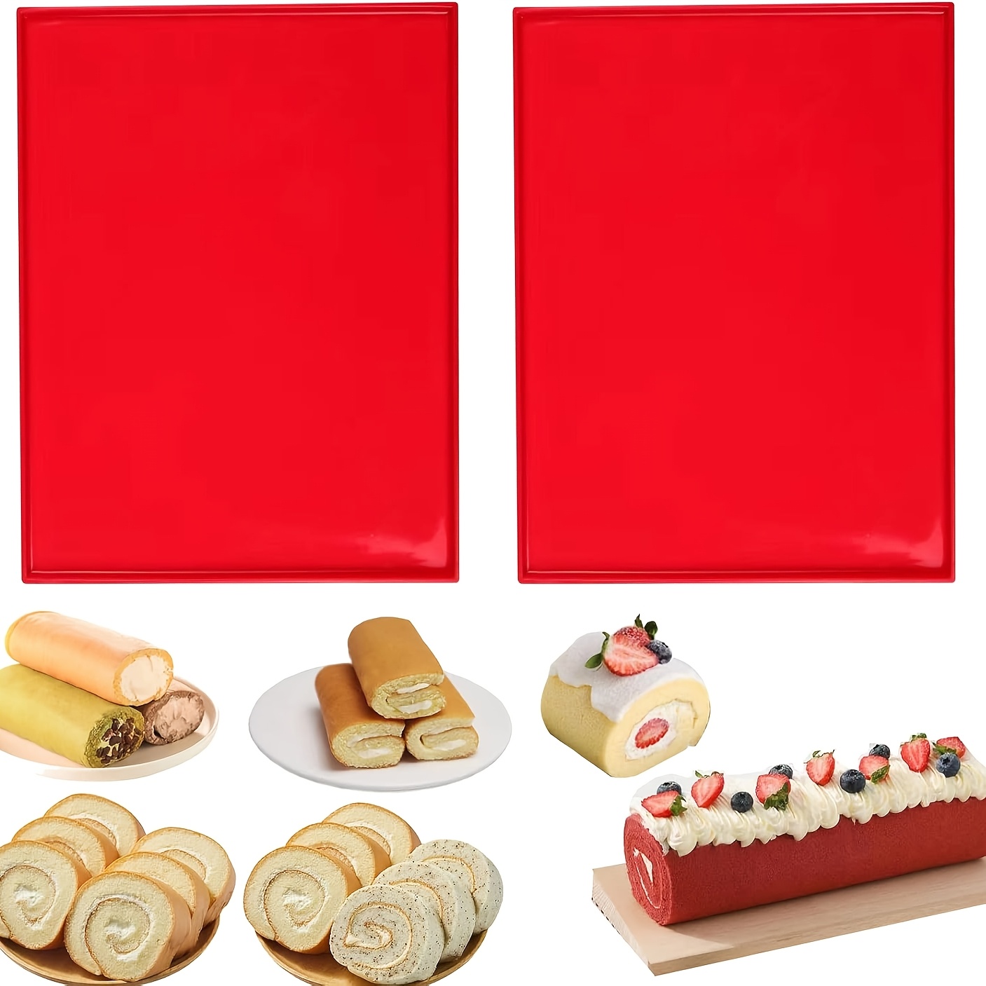 İsviçre Rulo Kekleri için 2 Si - Kitchen Baking Mat incelemesi ve fiyatı