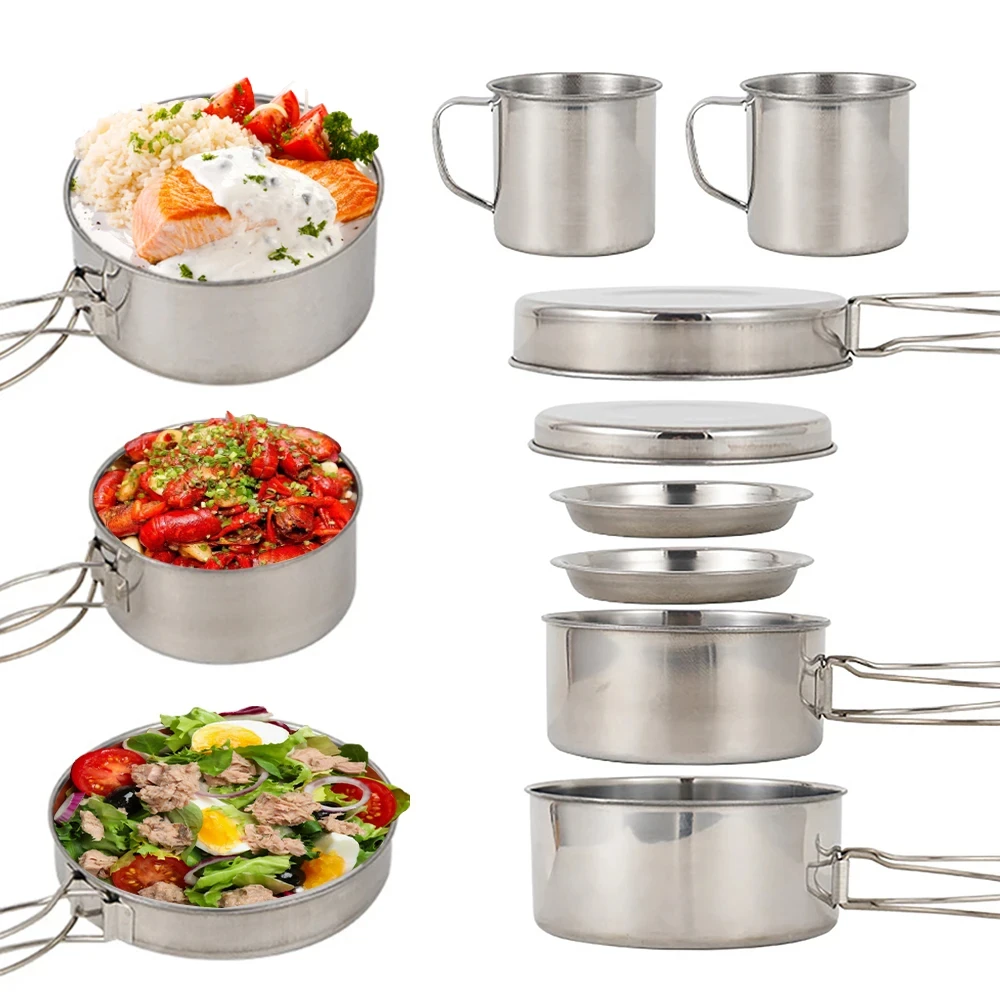 8 adet/takım kamp tencere seti - Kitchen Baking Pan Set incelemesi ve fiyatı