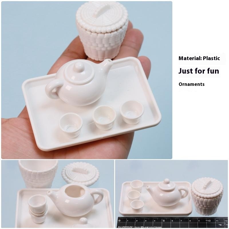 Yeni-1Set Oyuncak Ev Minyatür  - Kitchen Baking Pan Set incelemesi ve fiyatı