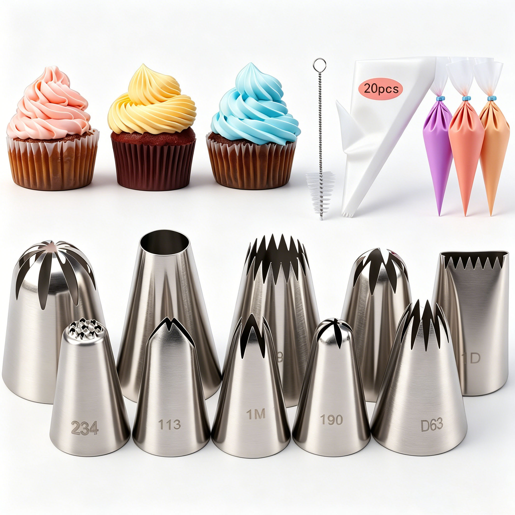 31 Parça Pasta Süsleme Uçları  - Piping Bag Disposable incelemesi ve fiyatı