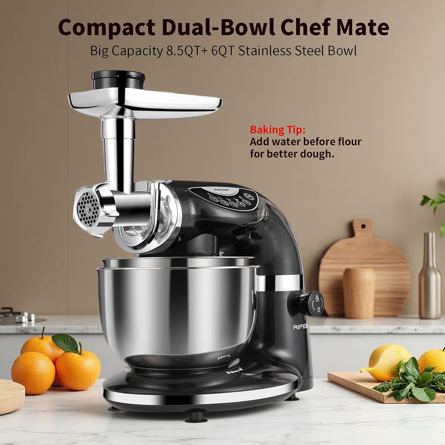 Siyah Elektrikli Stand Mikser  - Stand Mixer Bowl incelemesi ve fiyatı
