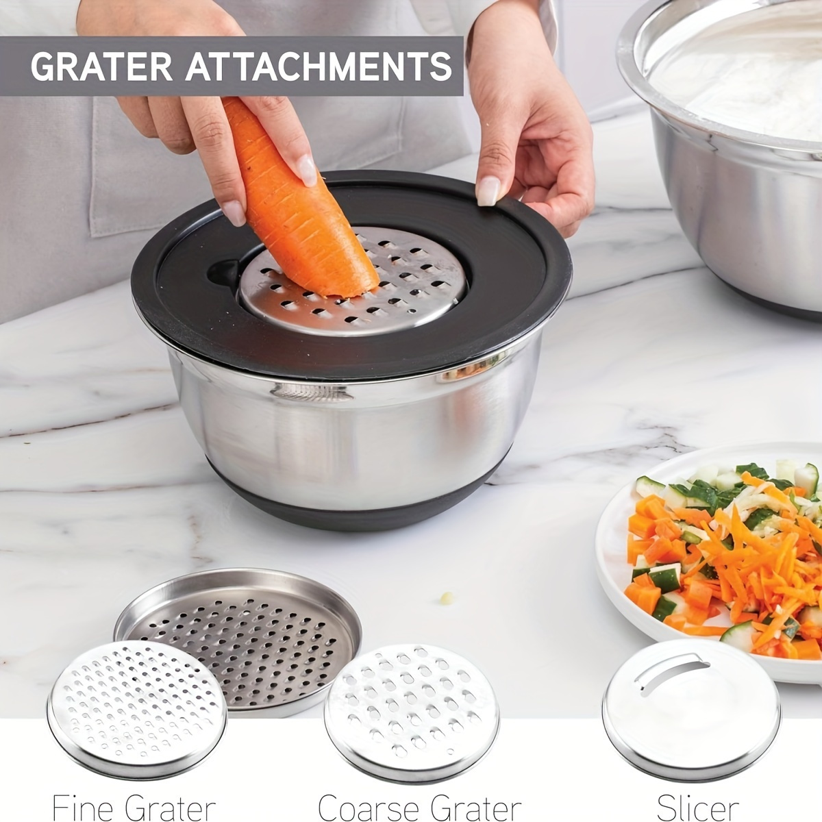 Hava geçirmez kapaklı 8 adet k - Stand Mixer Bowl incelemesi ve fiyatı