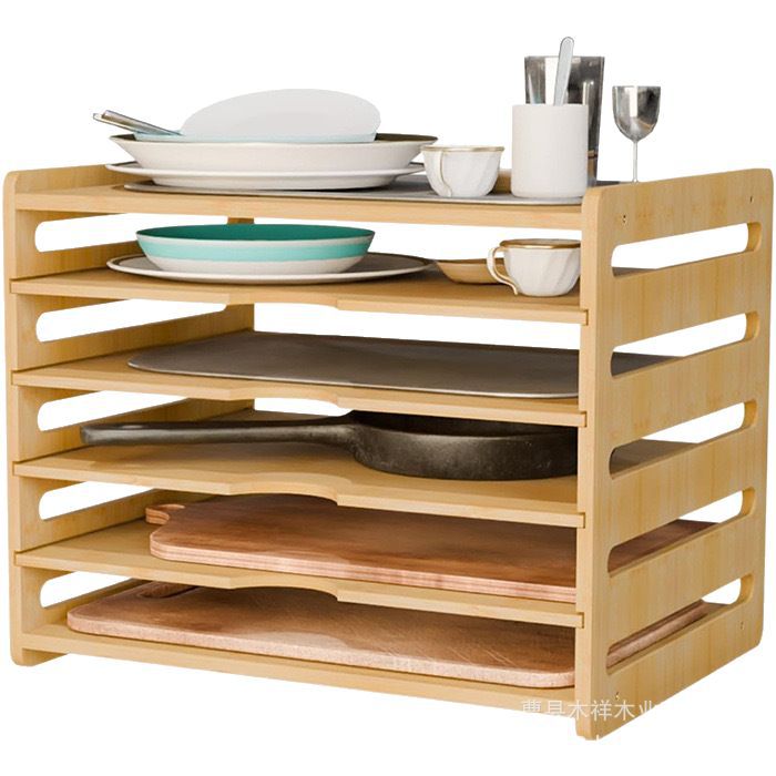 Masif ahşap mutfak saklama raf - Kitchen Baking Sheet Organizer incelemesi ve fiyatı