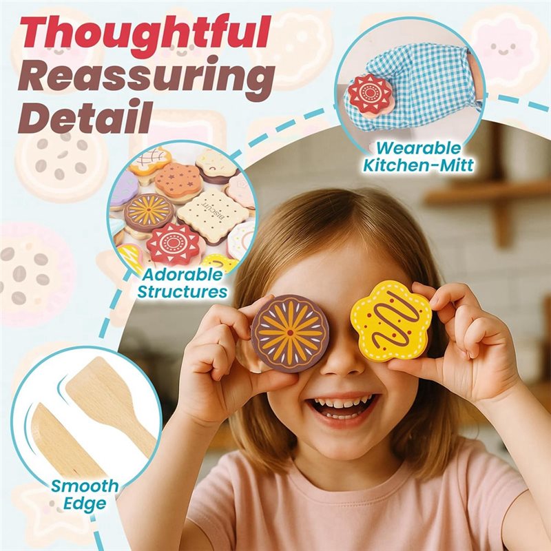 WOWFU-Çocuklar İçin Ahşap Kura - Baking Kitchen For Kids incelemesi ve fiyatı