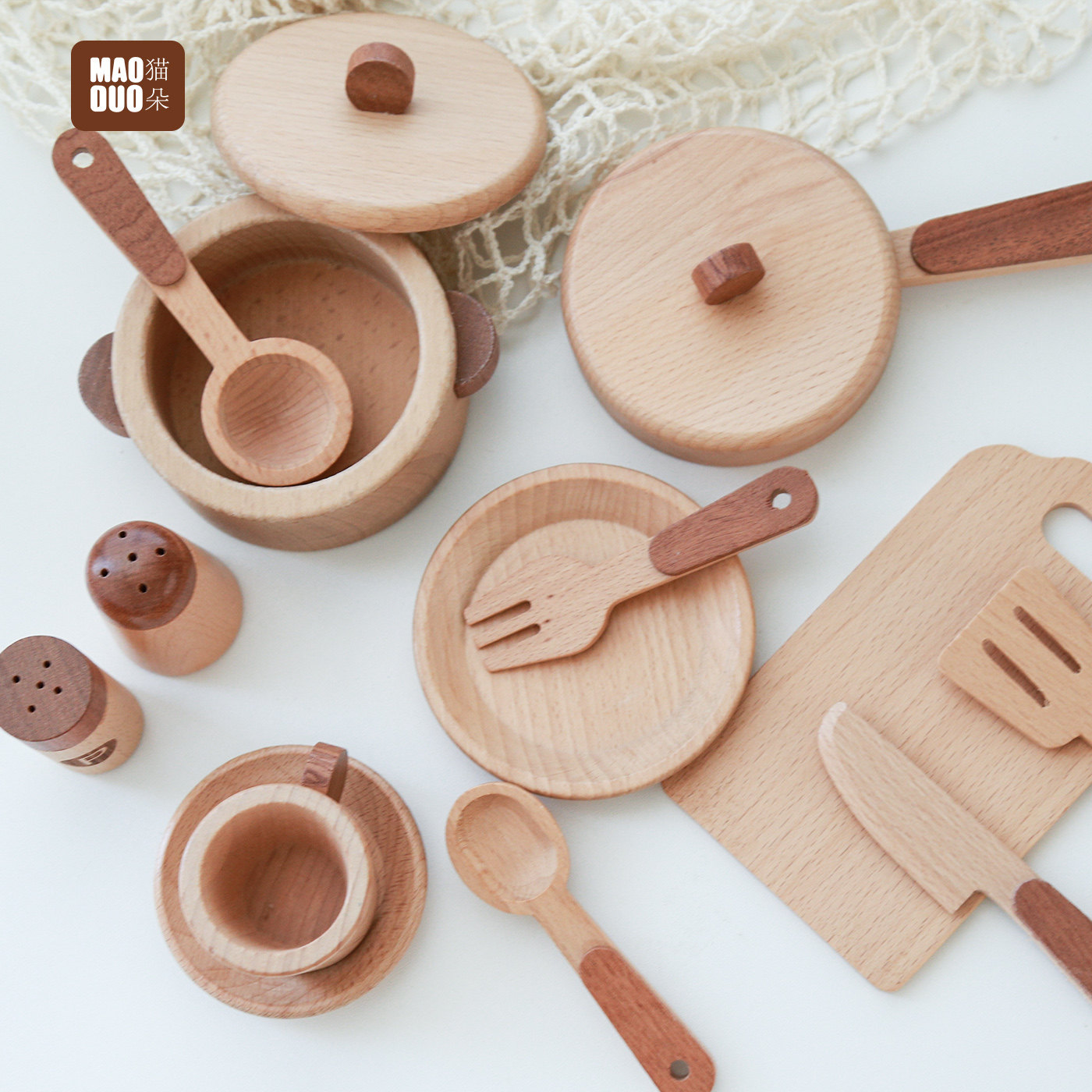 Maoduo Oyuncaklar Kayın Ahşap  - Kitchen Baking Pan Set incelemesi ve fiyatı