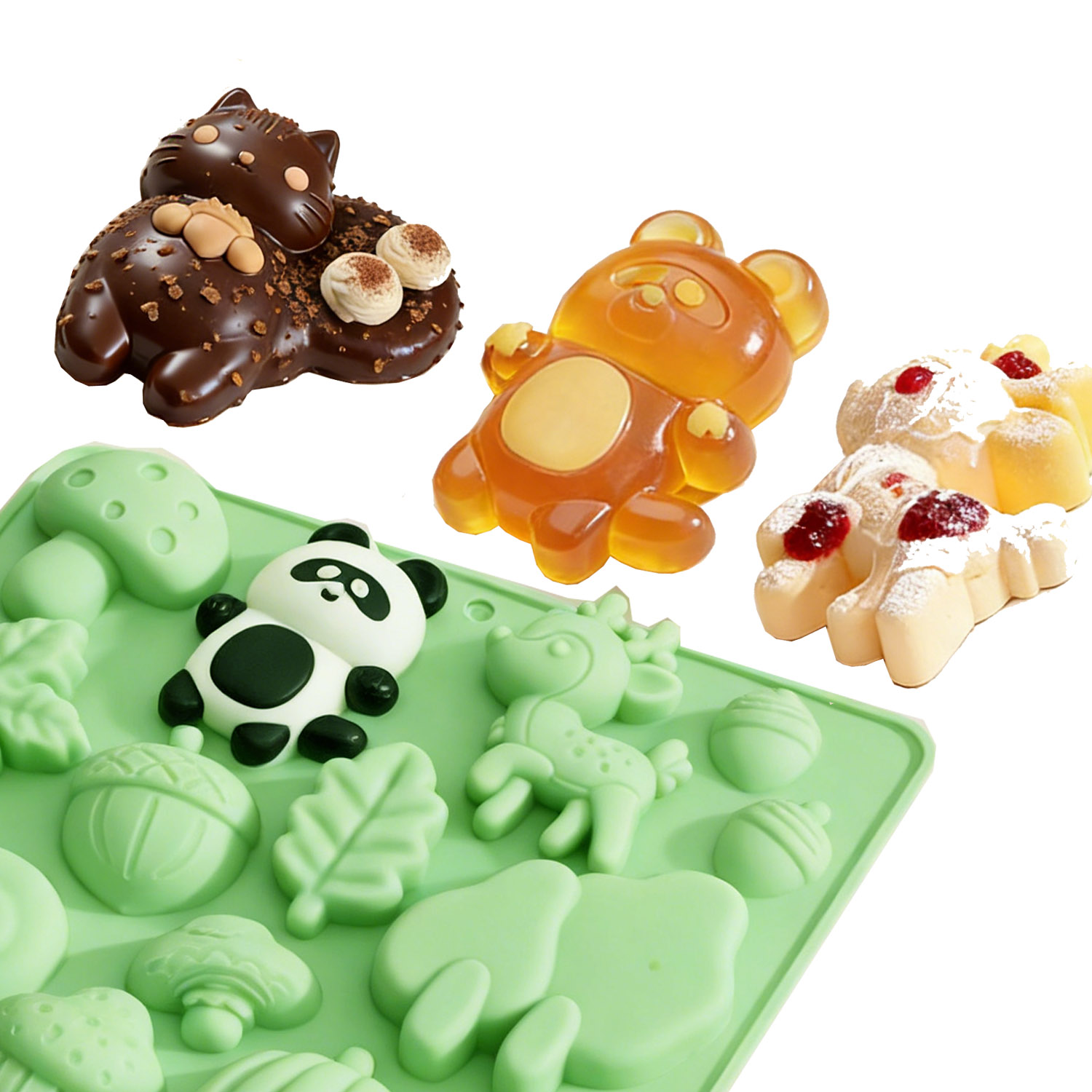Sincap ve Geyik Şeklinde Hayva - Kitchen Baking Molds incelemesi ve fiyatı