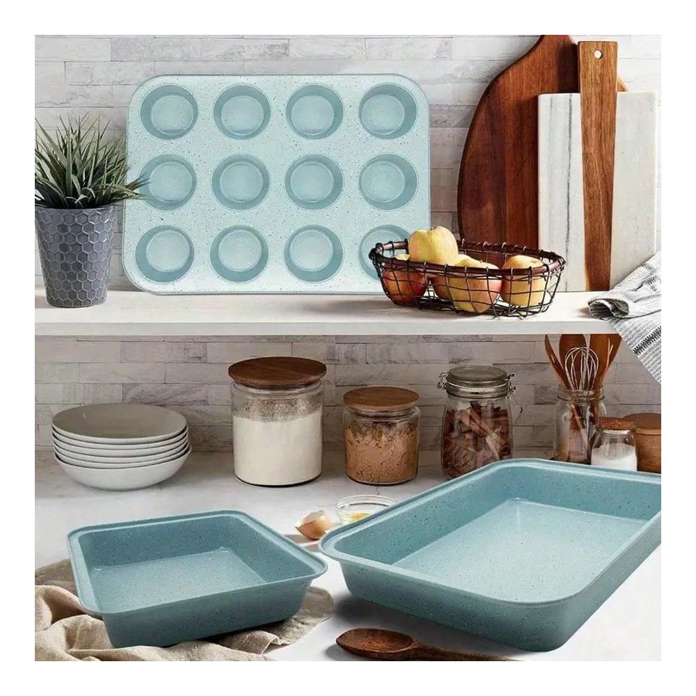 10 Parça Pişirme Seti, Yapışma - Kitchen Baking Pan Set incelemesi ve fiyatı
