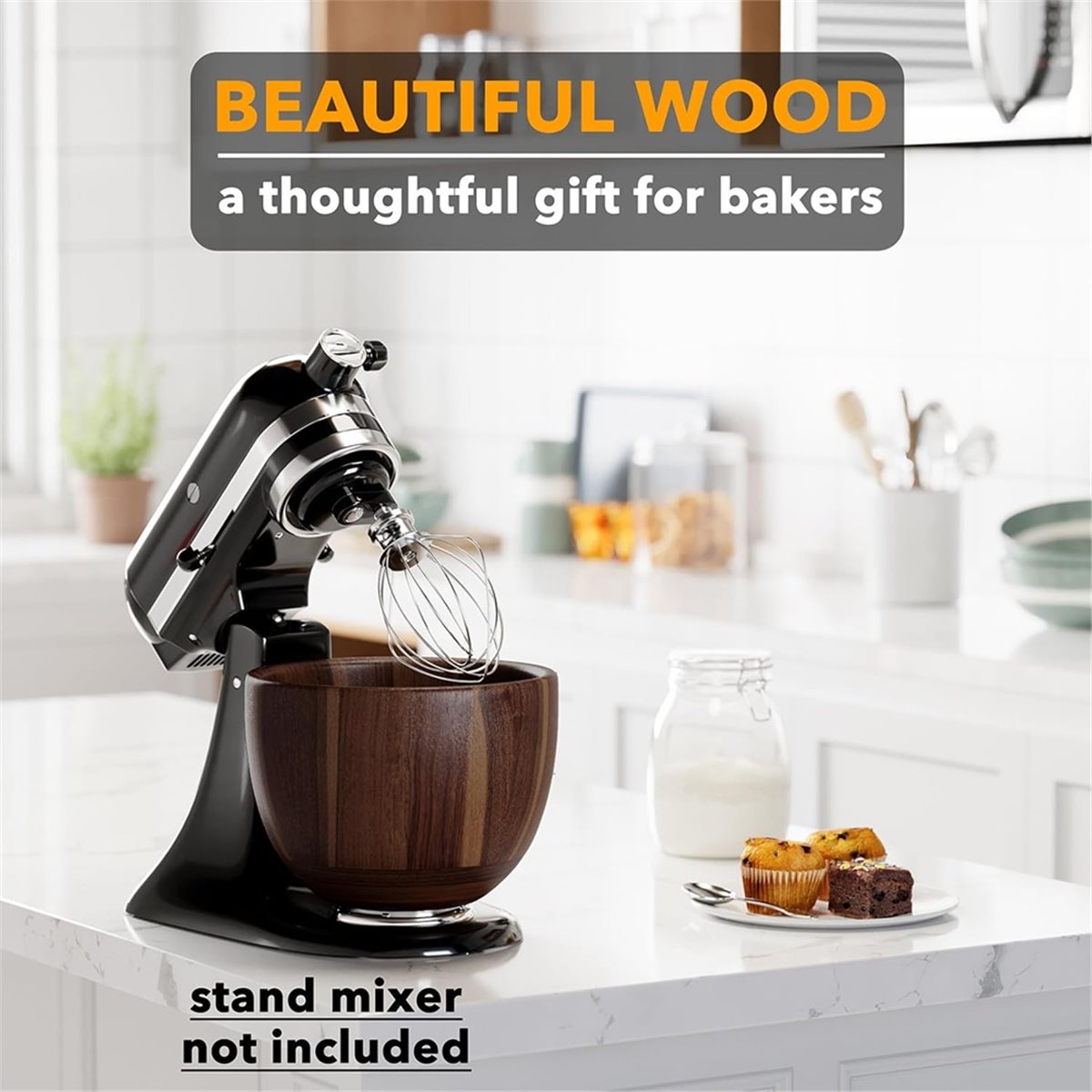 (A25M) Ahşap Kase Mikseri - Ki - Stand Mixer Bowl incelemesi ve fiyatı